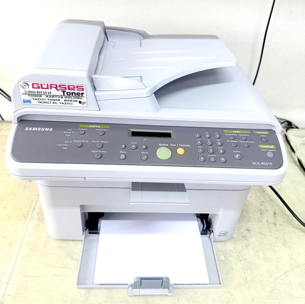 Yazıcı fotokopi taraycı faks samsung 4521 3 bin sayfa çıktı alıyor - 6