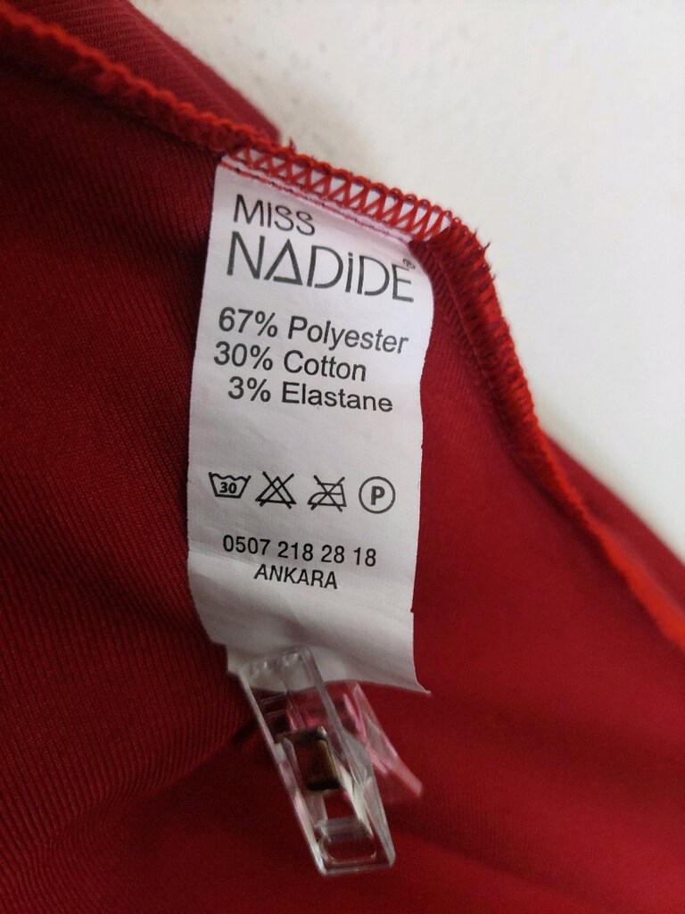 Miss Nadide koyu kırmızı uzun tunik - 11