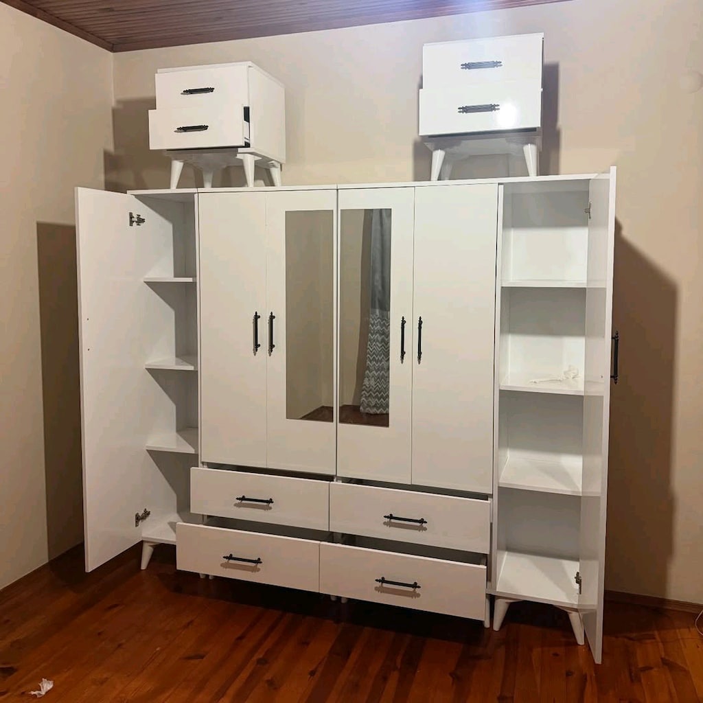 **6 KAPAKLI DOLAP** ÜCRETSİZ KURULUM KAPIDA ÖDEME GARDROP - 3