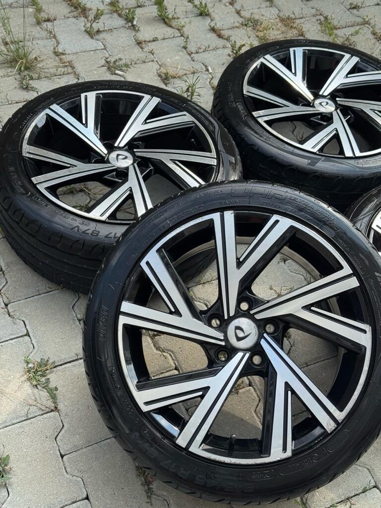 5*112 17 İNÇ BERGAMO JANT LASTİK GOLF JETTA PASSAT CADDY UYUMLU - 2