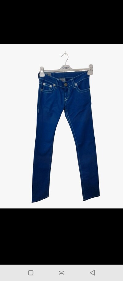 True Religion Orijinal Canlı Mavi Jean Pantolon - 28 Beden