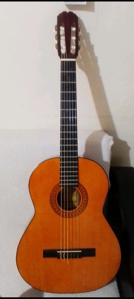Admira Paloma kalsik gitar kusursuz klavye mükemmel ton İspanya el yap - 6