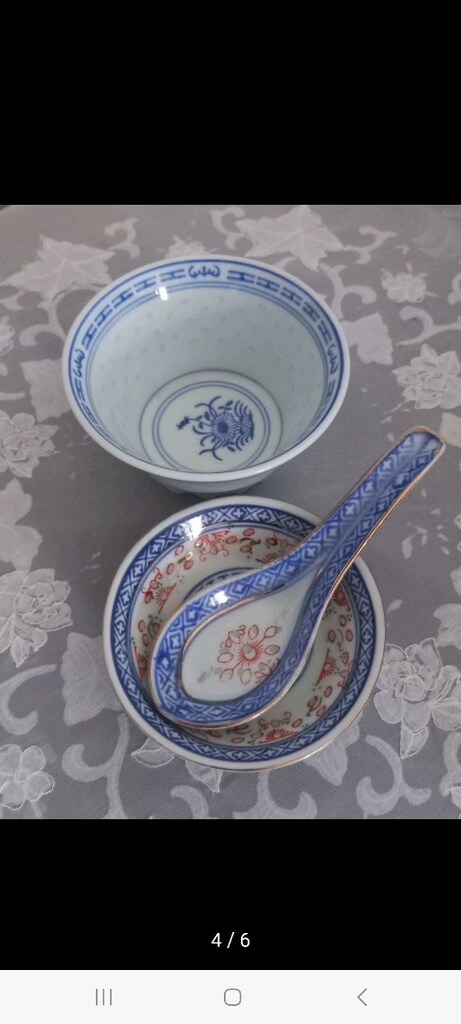 Porselen trio - 2
