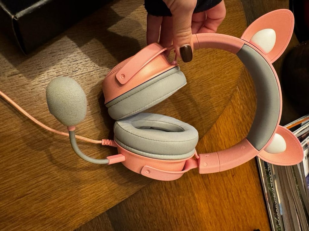 Razer Kraken Kitty V2 Pro Quartz RGB – Pembe, Kutulu ve Eksiksiz - 6