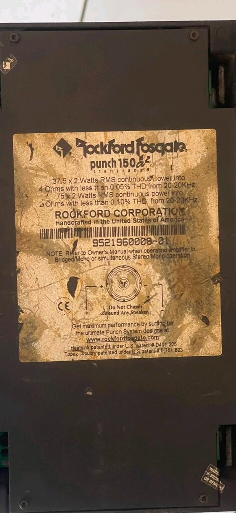 rockford fosgate Mono Anfi Takas Olur - 3
