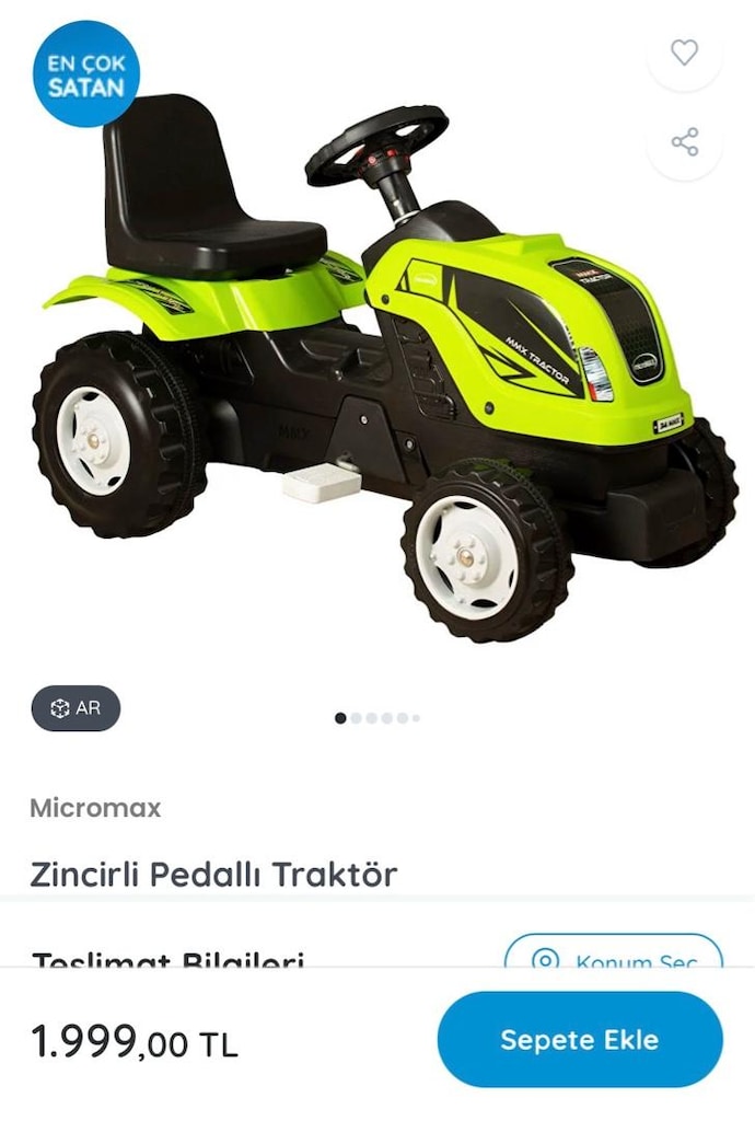 Pedallı Traktör - 4