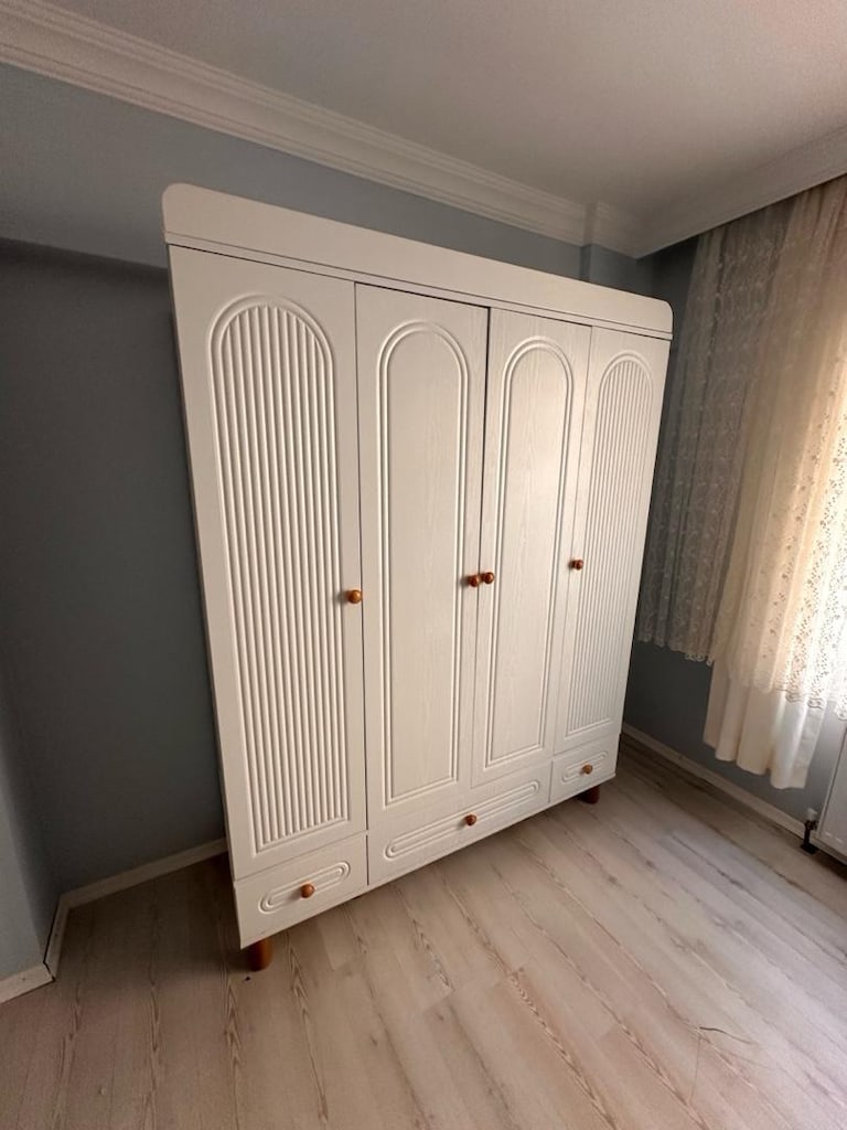 Bohem 4K Gardrop Hayırlı olsun. Mebran mdf kapaklı 160x210 cm - 4