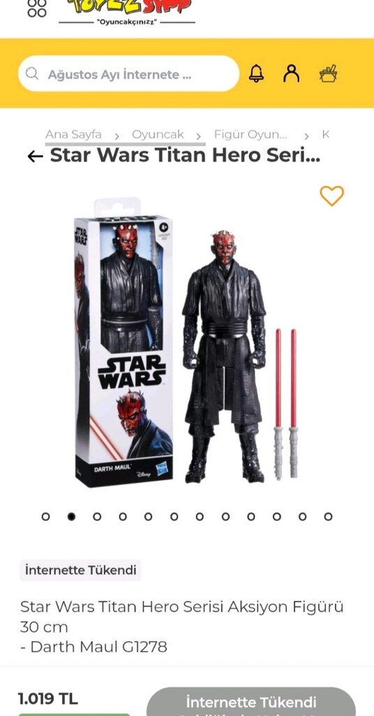 SIFIR STAR WARS AKSİYON FİGÜRÜ ( 30 cm adet fiyatıdır) PAZARLIKSIZZZ - 5