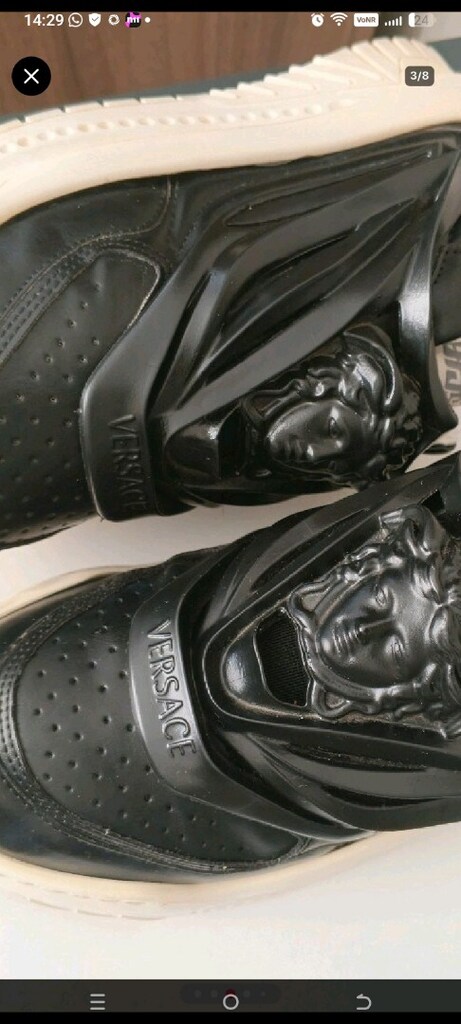 VERSACE odısser 38 numara Hakiki iç dış deri. - 2