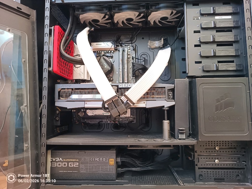 Corsair D800 +7800x3d+32GB Royal+ 1300W