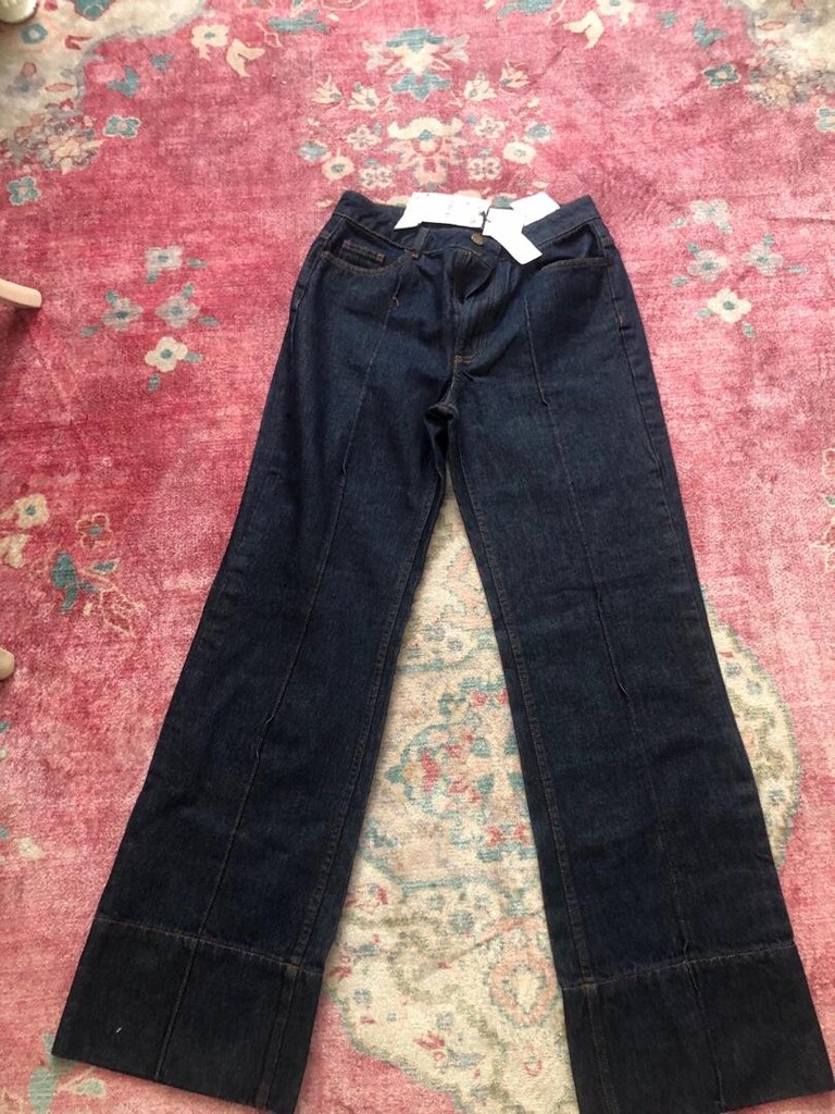 Etiketli Sıfır Zara Yüksek Bel Wide Leg Kot Pantolon (Beden 36) — görsel 2/3