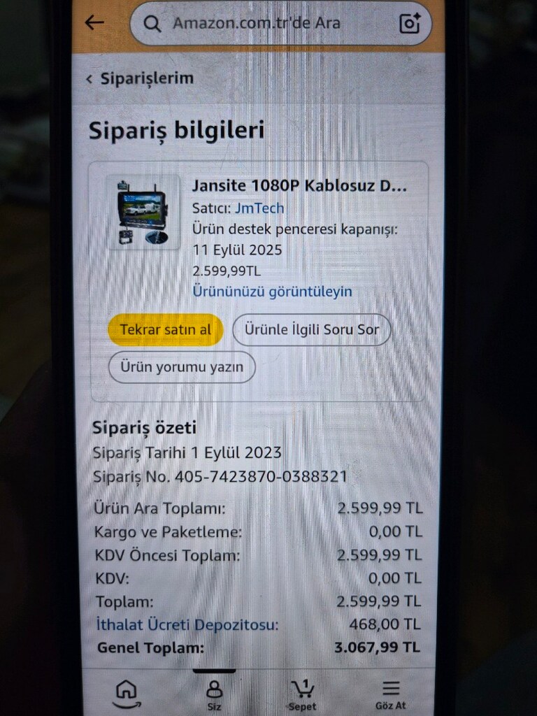 jansite marka kablosuz su geçirmez kamera - 5