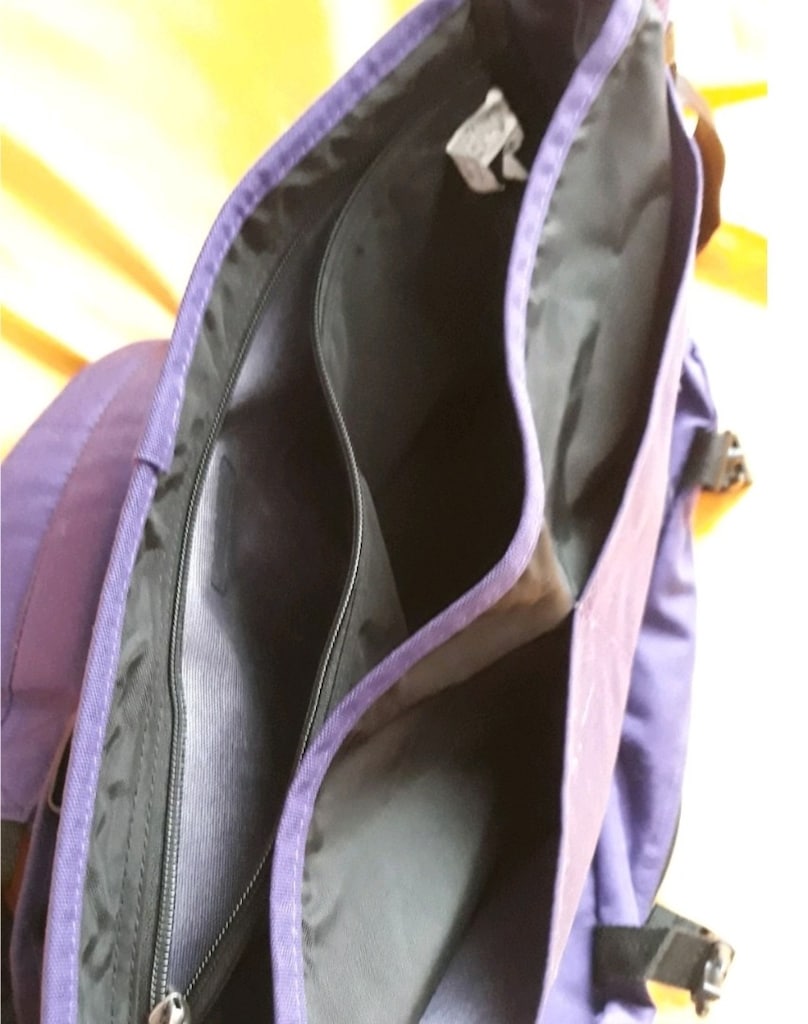 Eastpak unisex delegate Postacı çantası Koyu mor - 6