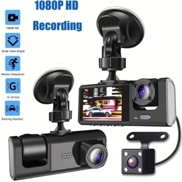 BLACK BOX 1080P Traffic Recorder Wifi'li Araç İçi Kamera 170 A+ lens