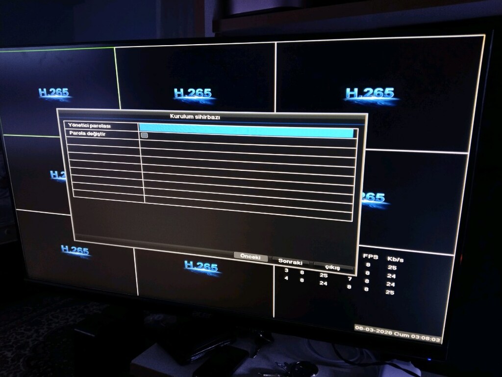 8 Kanal 1080P AHD H265 Kamera Kayıt Cihazı - 5