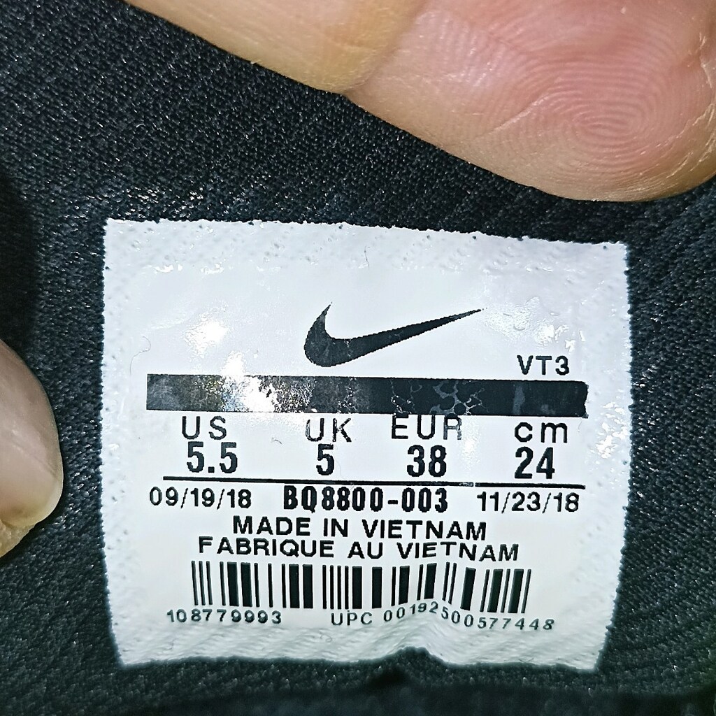 38 numara orjinal NİKE spor ayakkabı. - 2
