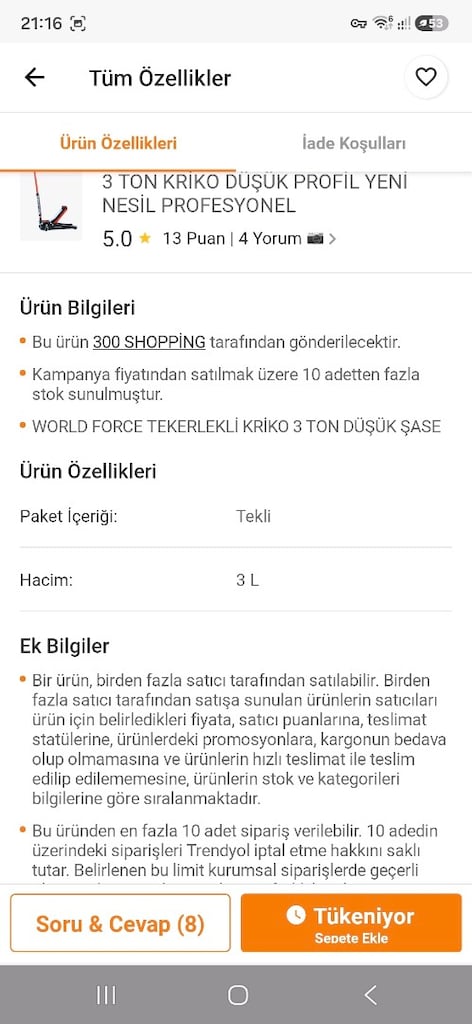 kriko 3 ton düşük şase - 6