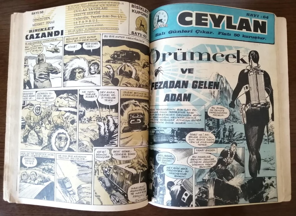 CEYLAN ÇİZGİ ROMAN DERGİSİ - 8