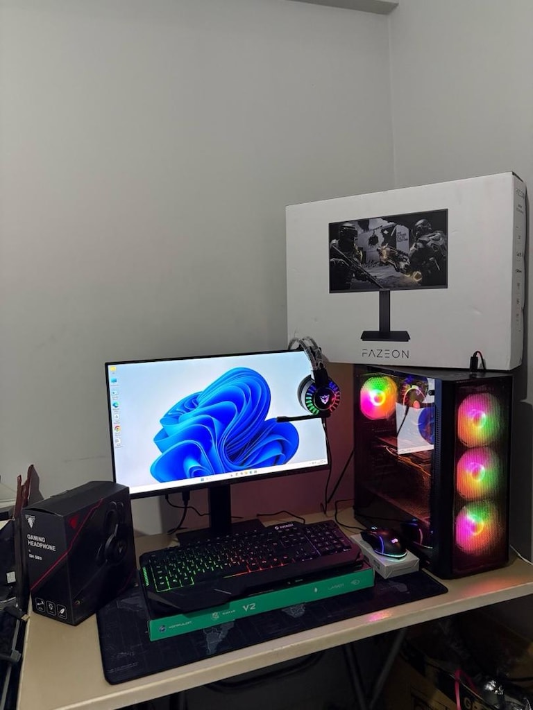 TERTEMİZ 165HZ MONİTÖRLÜ RX5600XT EKRAN KART,16GB RAM'Lİ RYZEN 5 - 12