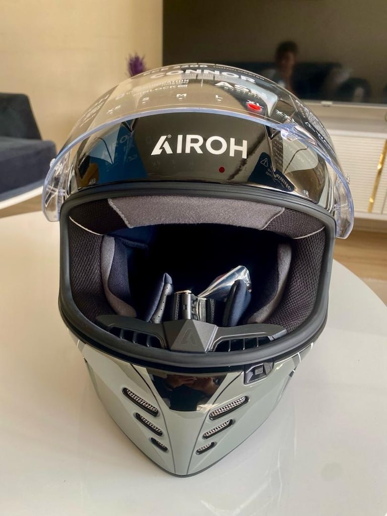 AIROH CONNOR DUNK BLACK GLOSS KASK XL BEDEN SIFIR KUTULU - 3