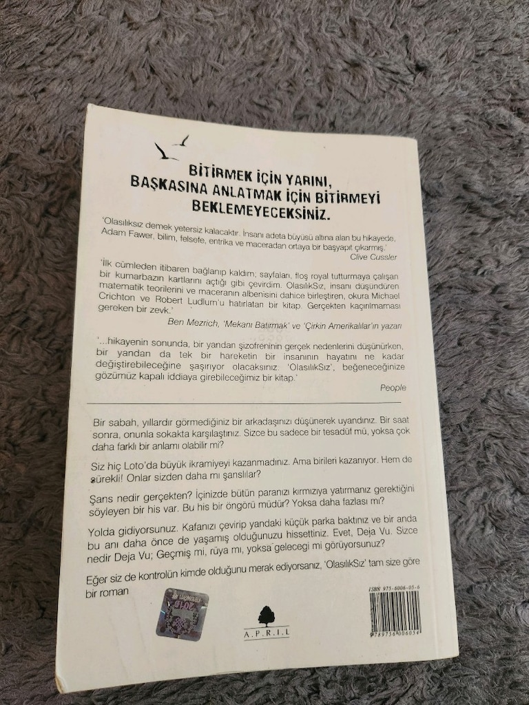 Olasılıksız Adam Fawerin Siyah-Beyaz Dünyası - 3