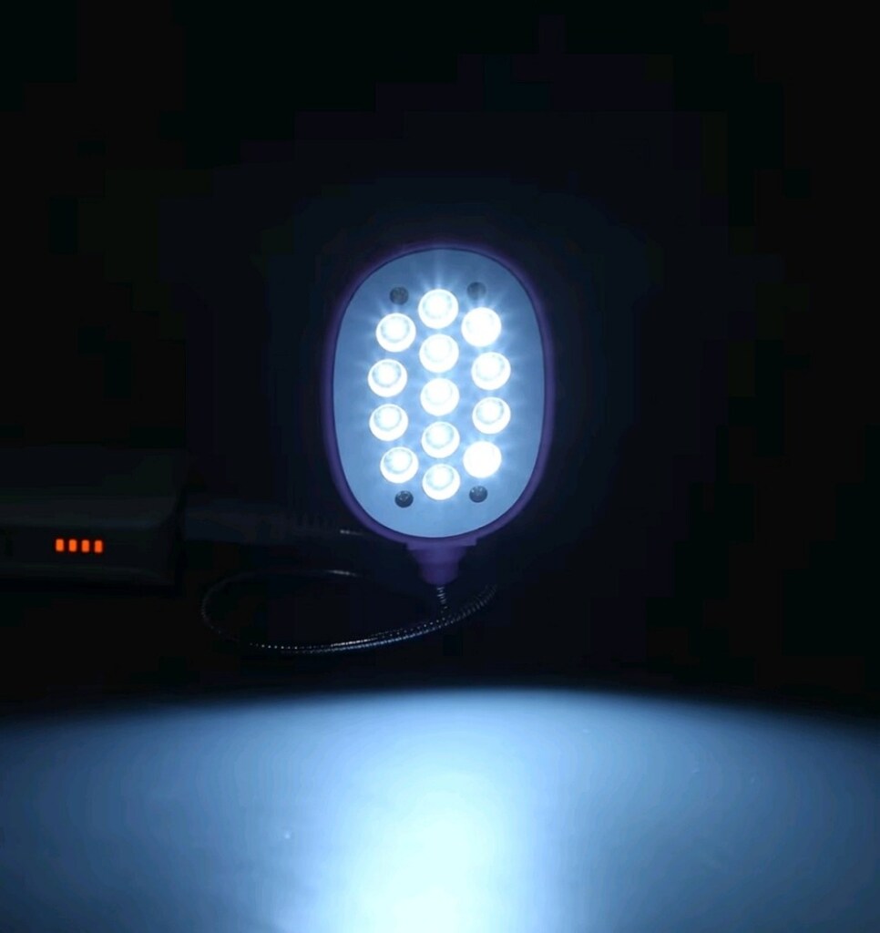 13 LED Robotik Esnek USB Kitap Okuma Lambası - 3