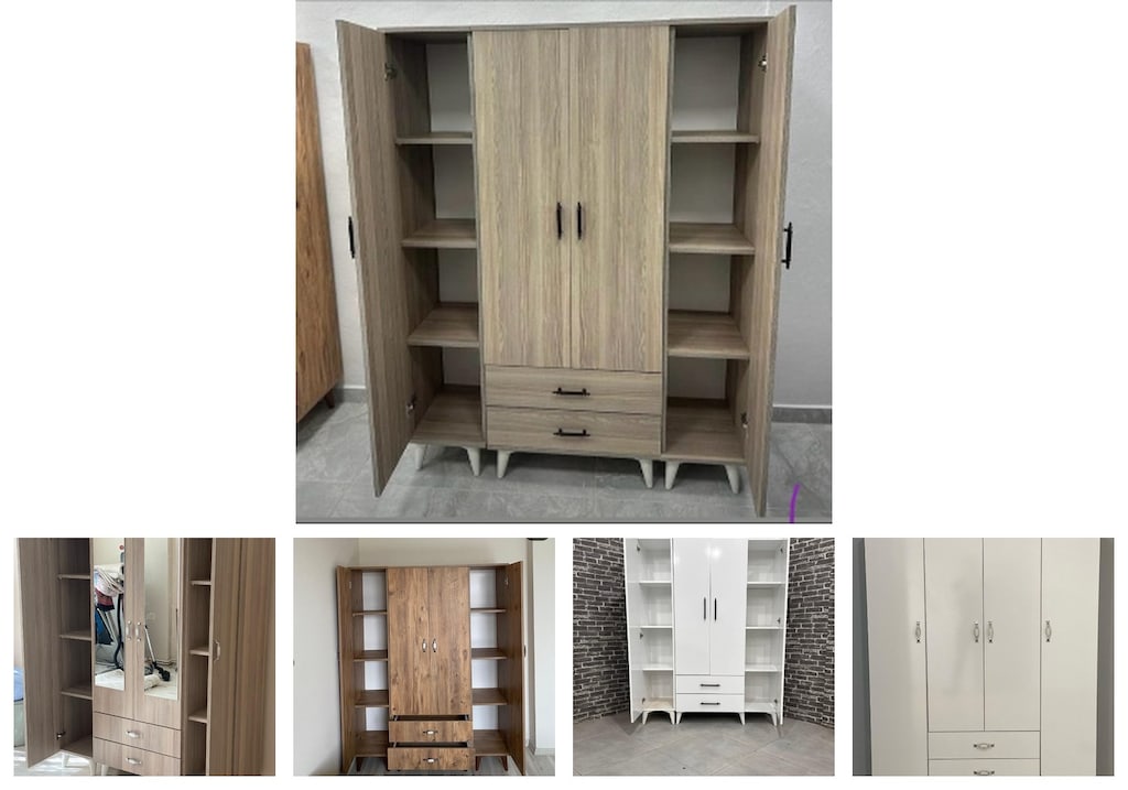 4 kapaklı elbise dolabı phdjsbmfnq - 2