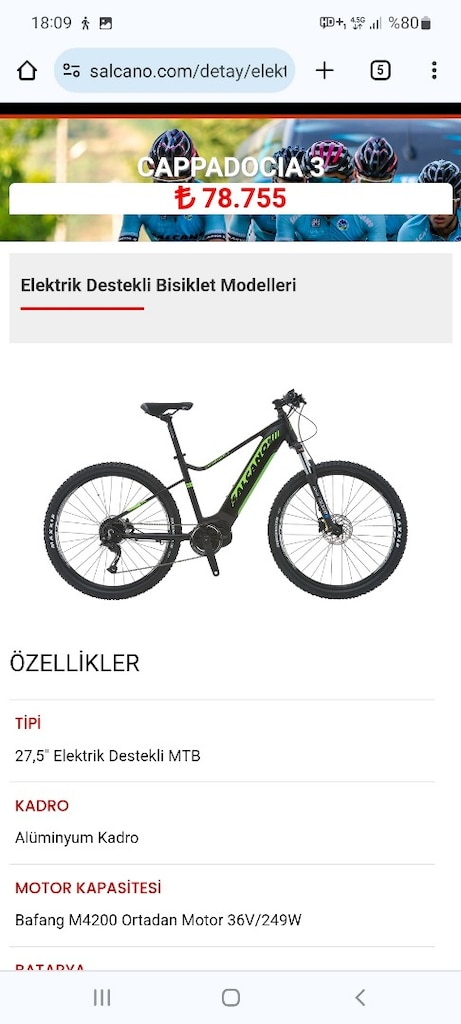 ELEKTRİK DESTEKLİ BİSİKLET - 2