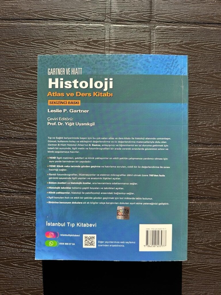 Histoloji Atlas ve Ders Kitabi SEKIZINCI BASKI - 3