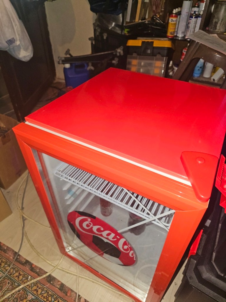 mini buzdolabı sıfır coca cola amblemli - 2