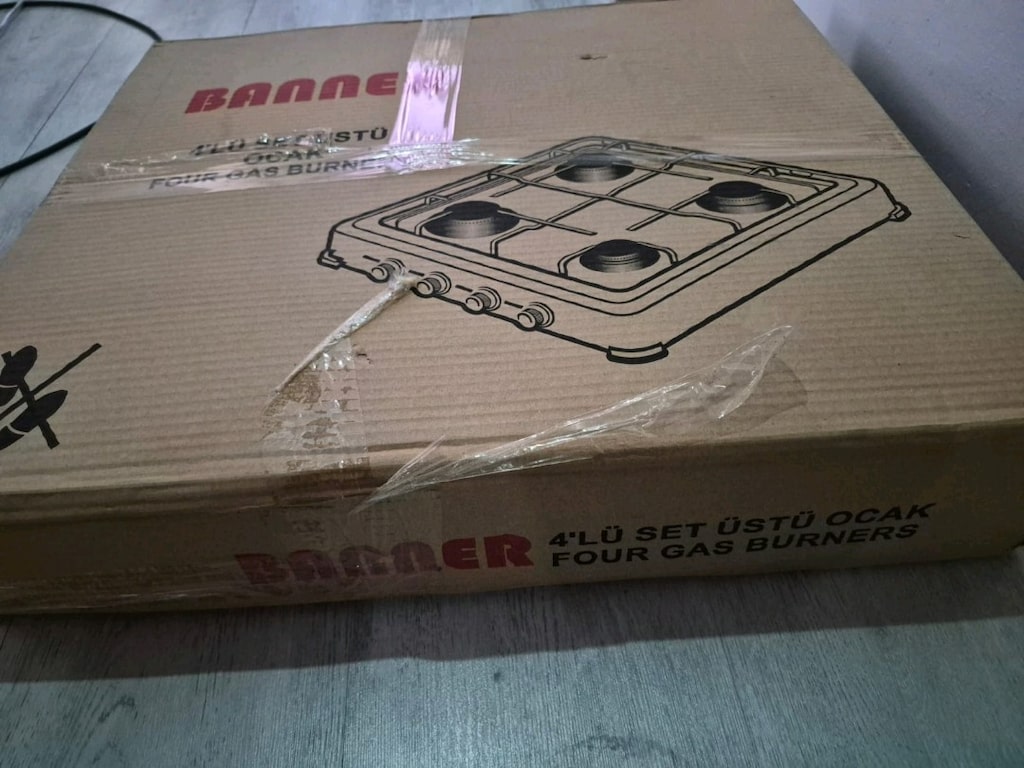 4 lü set üstü ocak sıfır kutusunda Banner marka - 4