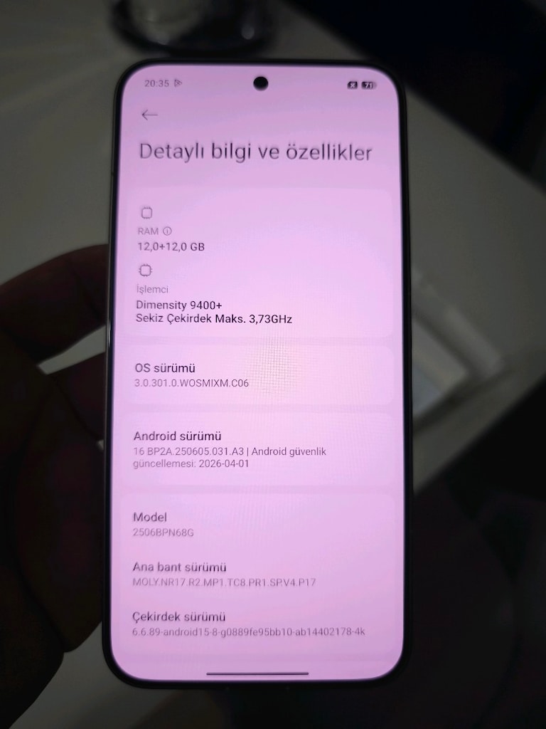 Xiaomi 15t Pro 12+12ram 256gb KAYITLI - 9