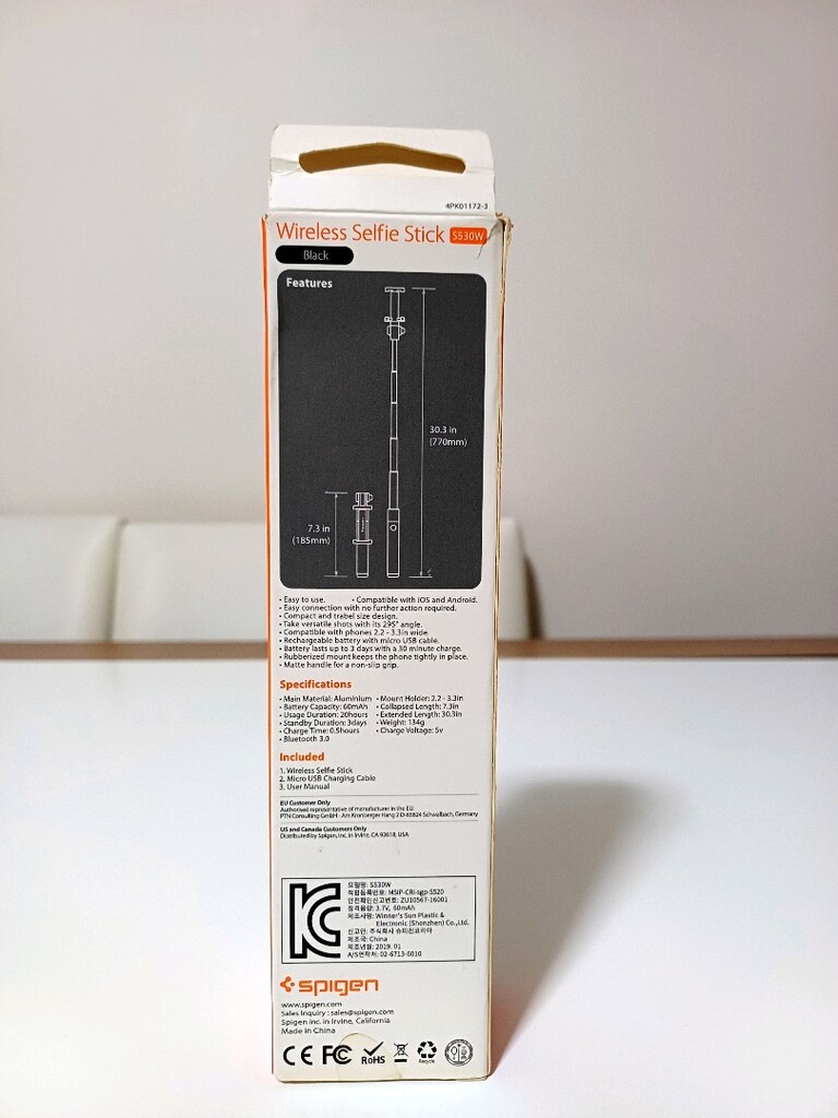 SIFIR ÜRÜN SPIGEN BLUETOOTH SELFIE STICK SELFIE ÇUBUĞU - 2