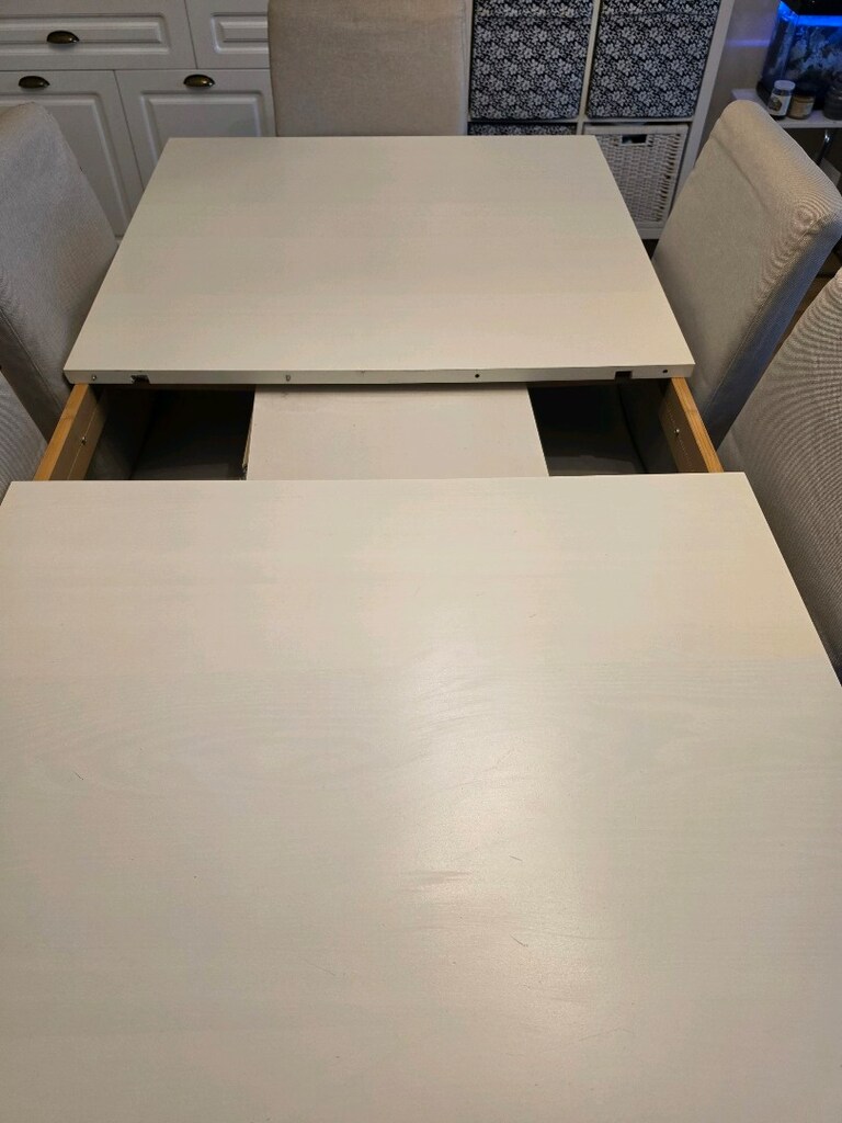 İkea 6-8 kişilik Yemek masası+6 Ad.Sandalye - 4