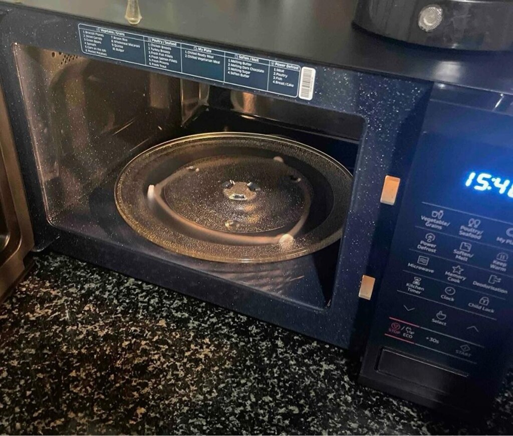 samsung mikrodalga fırın siyah - 2
