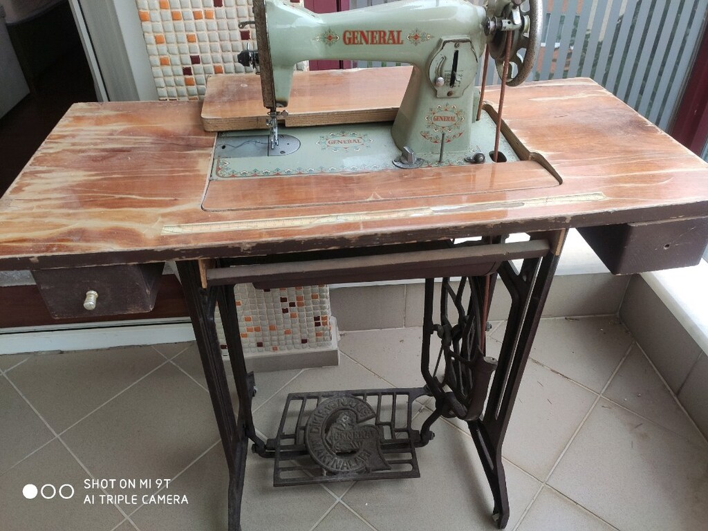 General eski dikiş makinası sıkıntısı yok taşınacağım için satıyorum - 6