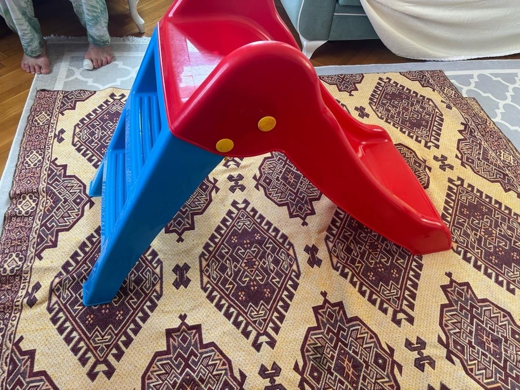 Renkli Mini Kaydırak Eğlenceli ve Güvenli Oyun - 3
