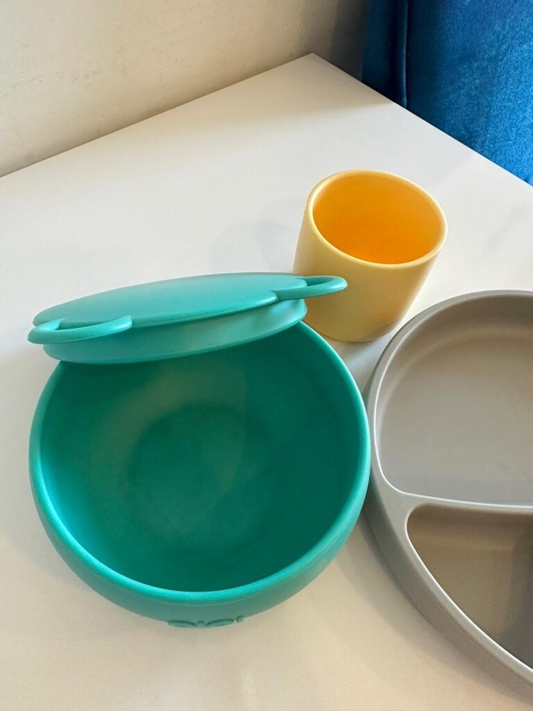 Oioi Set (Mama tabagı Mama Kasesi Ve Mama Kaşığı Ve bardak - 3