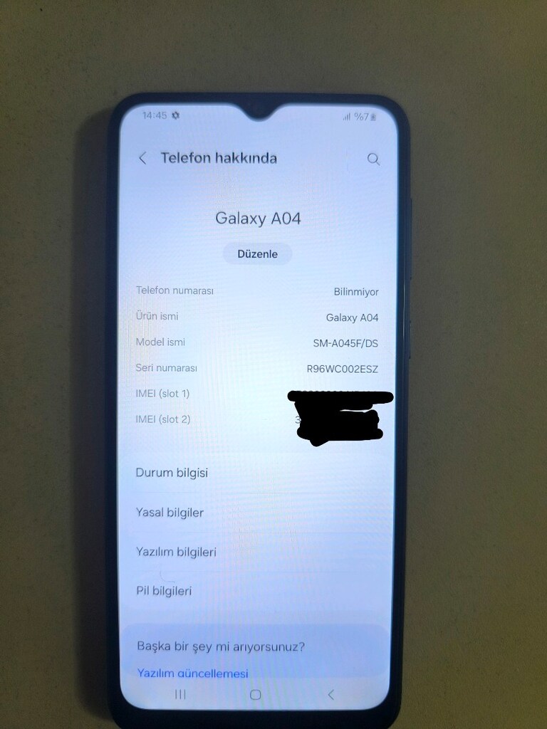 SAMSUNG GALAXY A04 128 GB HAFIZA 4 GB RAM - 3