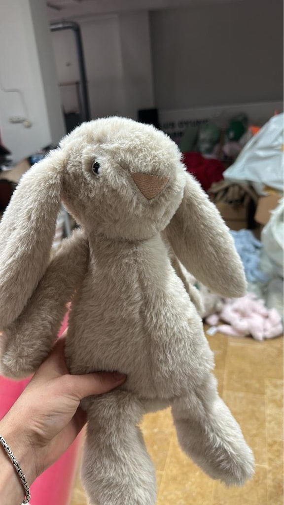TOPTAN UYKU ARKADAŞI PELUŞ TAVŞAN 34cm - 3