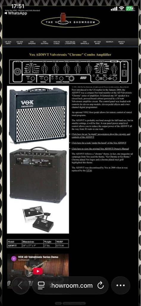Amfi VOX ad30vt - 3