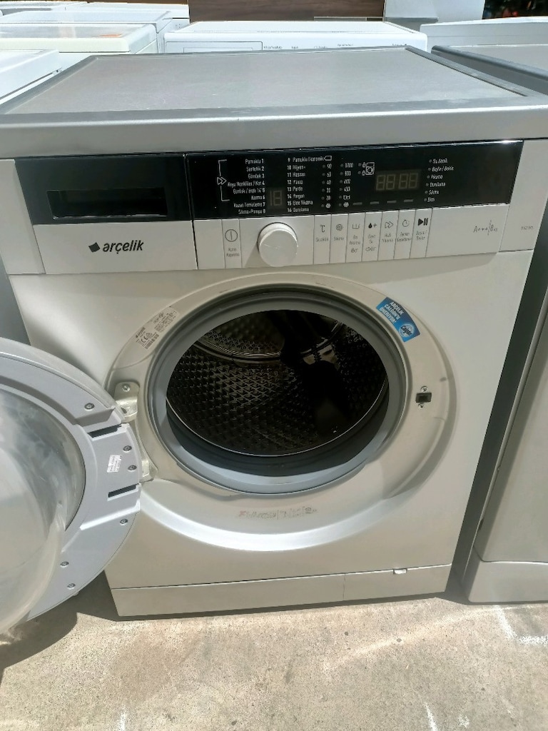 Arçelik 8 kg gri renk Tertemiz Sorunsuz Çamaşır Makinesi - 9
