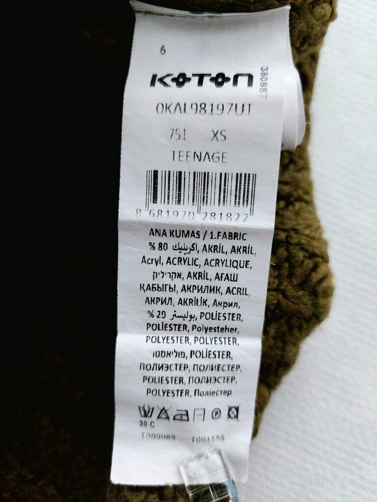 KOTON Bohem Tarz antik yeşil triko kazak - 8
