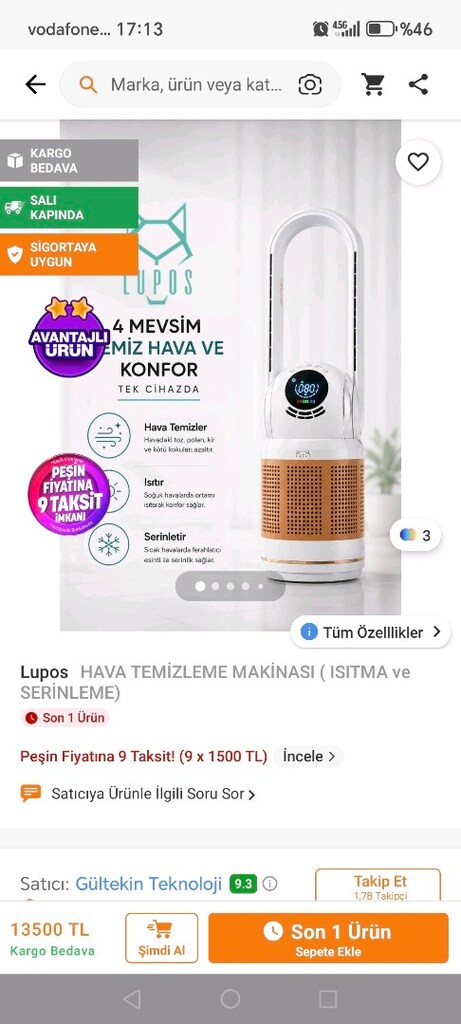 4 mevsim hava temizleyici - 2