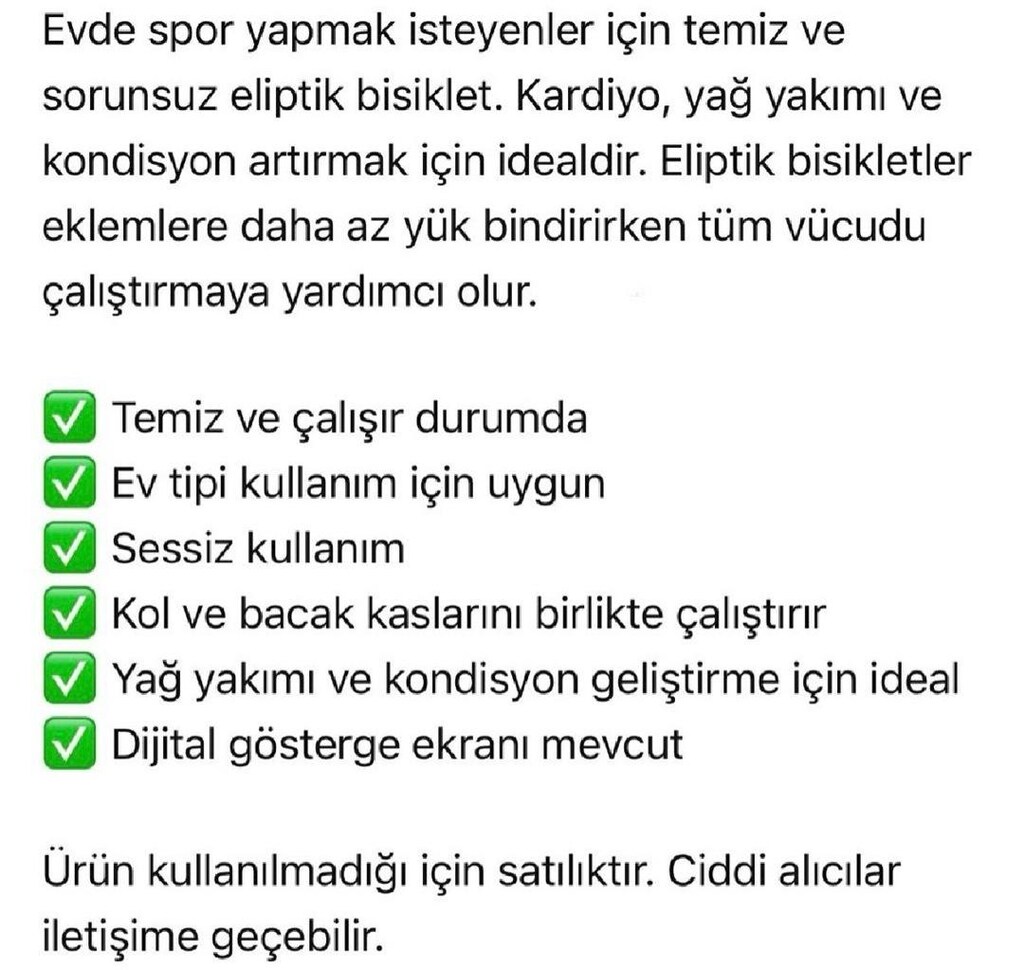 eliptik bisiklet - 7