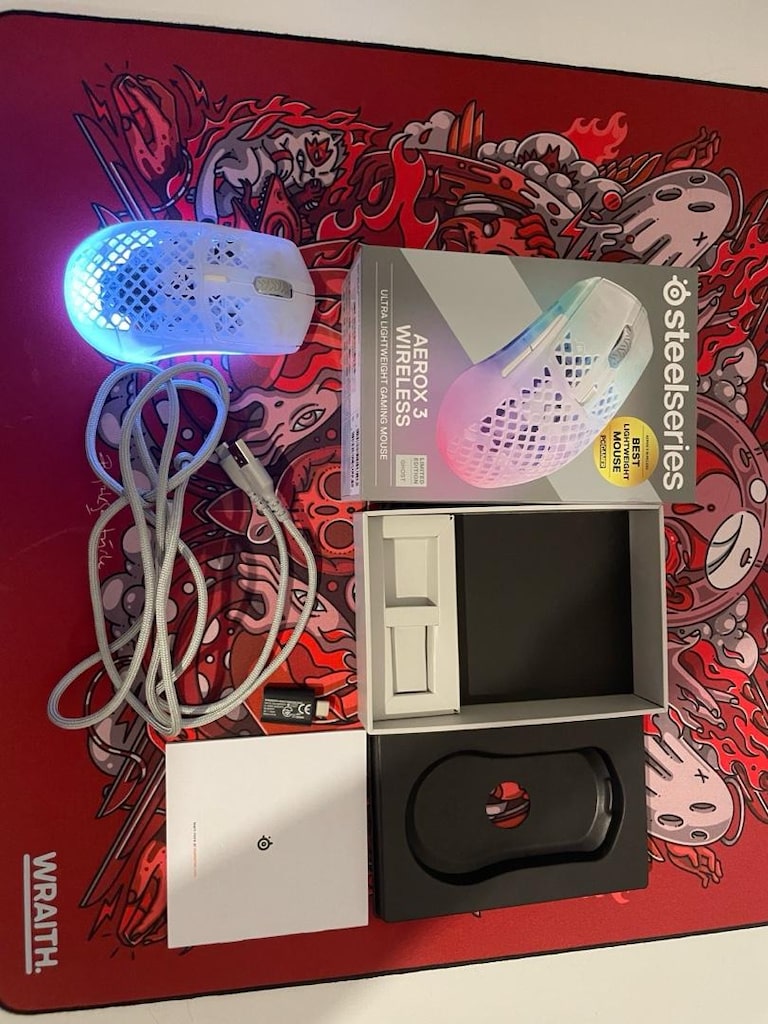 Steelseries Aerox 3 Wireless Ghost (2022) - 3