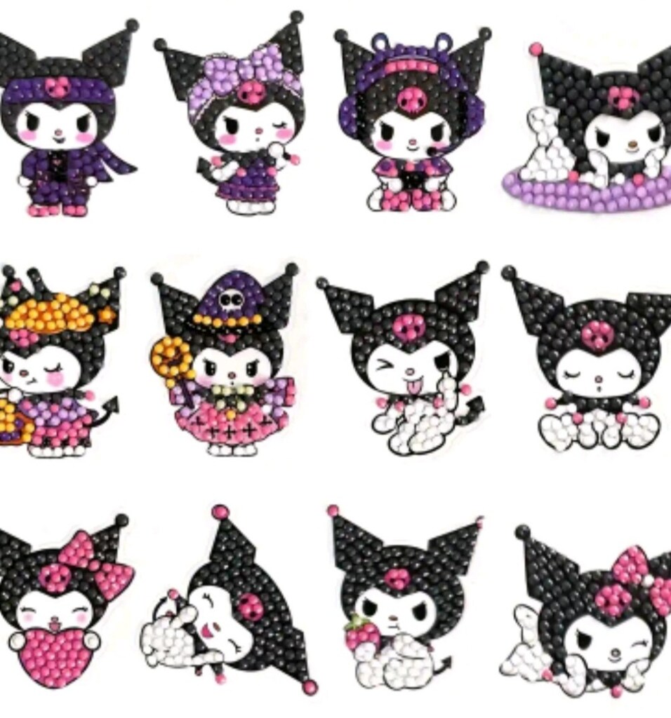 Kuromi 5d mozaik sticker