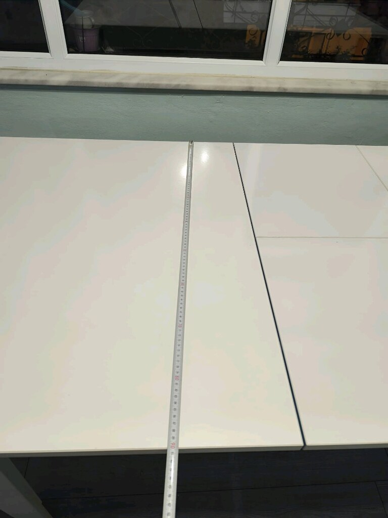 Beyaz Yemek salon masasi takımı - 5