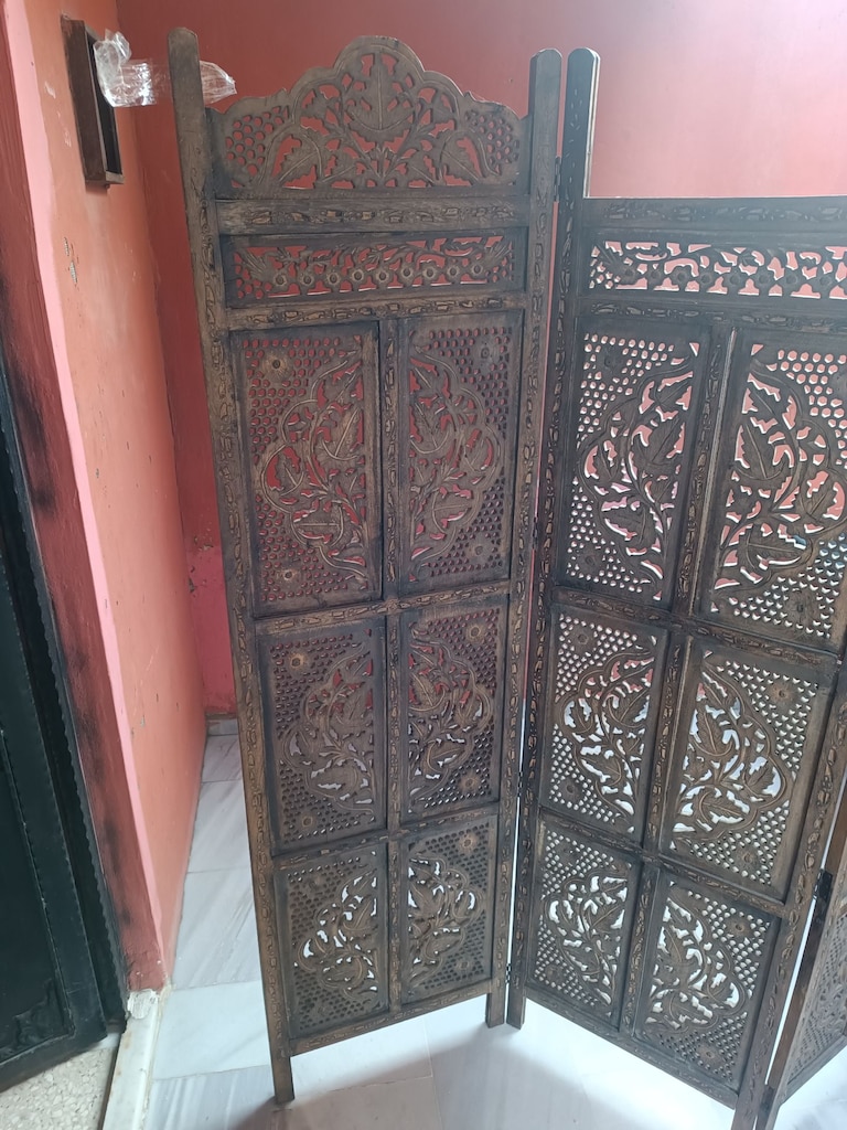 Ahşap Paravan / Ahşap Oymalı Paravan - 9
