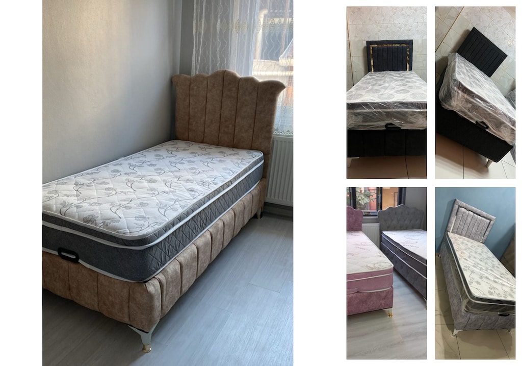 tek kişilik baza başlık yatak wwassxeazn - 5